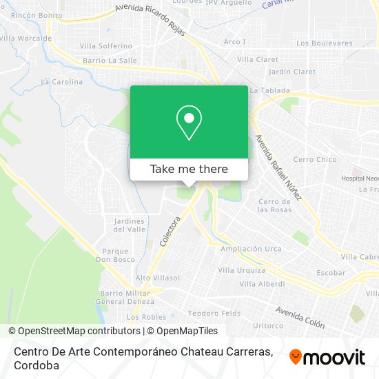 Centro De Arte Contemporáneo Chateau Carreras map