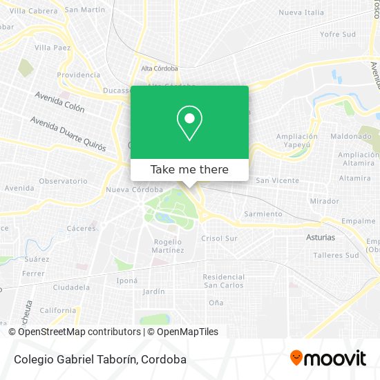 Colegio Gabriel Taborín map