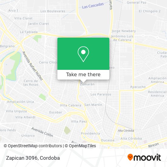 Mapa de Zapican 3096
