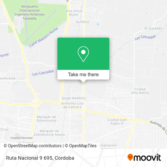 Ruta Nacional 9 695 map