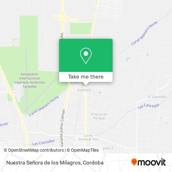 Nuestra Señora de los Milagros map