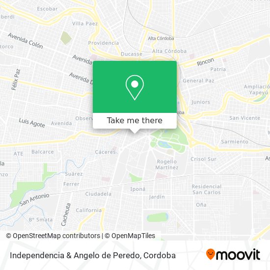 Mapa de Independencia & Angelo de Peredo