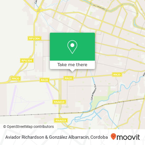 Aviador Richardson & González Albarracín map