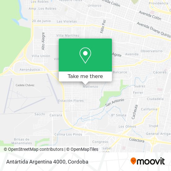 Antártida Argentina 4000 map