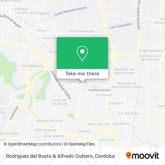 Rodríguez del Busto & Alfredo Guttero map