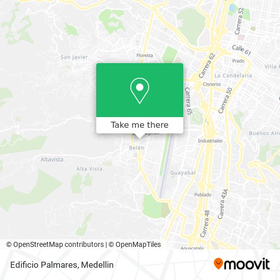 Edificio Palmares map