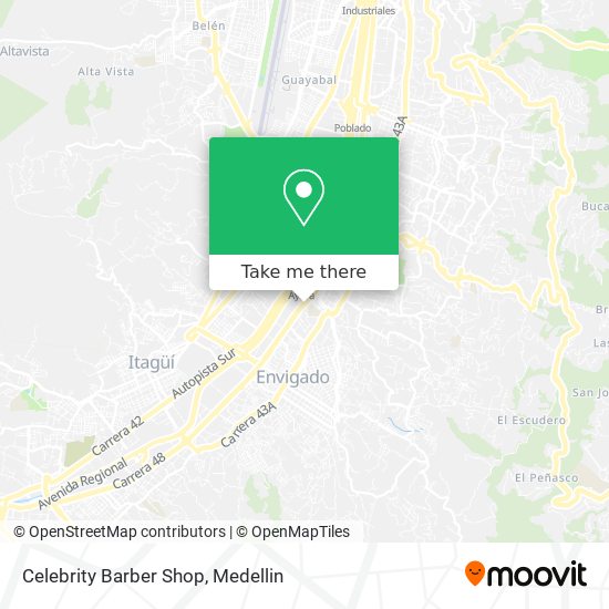Celebrity Barber Shop map