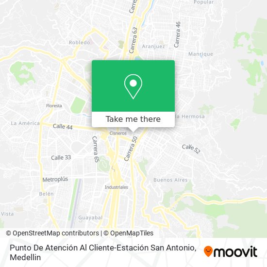 Punto De Atención Al Cliente-Estación San Antonio map