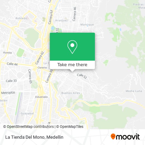 La Tienda Del Mono map