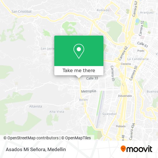 Asados Mi Señora map