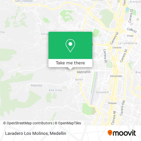 Mapa de Lavadero Los Molinos