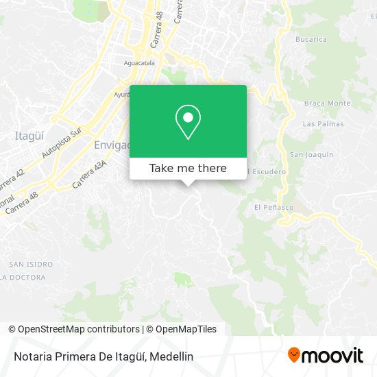 Notaria Primera De Itagüí map