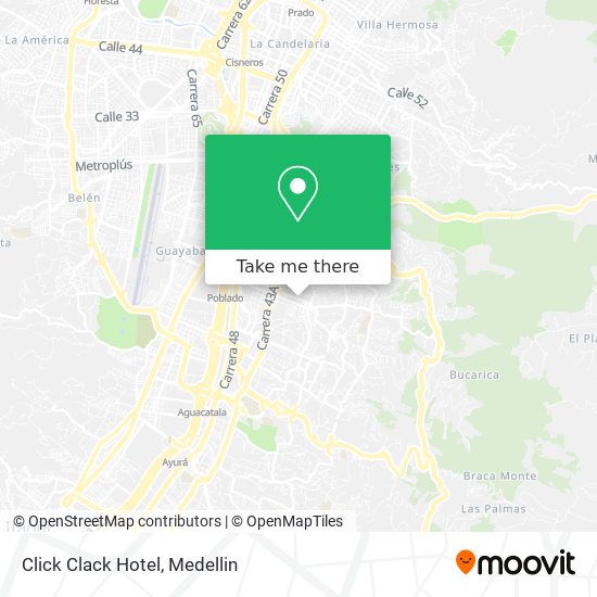 Click Clack Hotel map