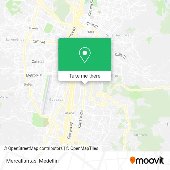 Mercallantas map