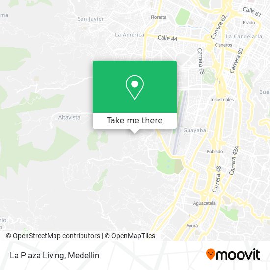 Mapa de La Plaza Living