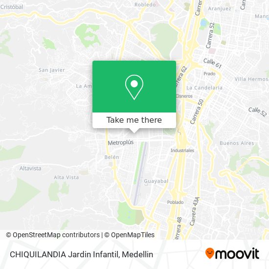 CHIQUILANDIA Jardin Infantil map