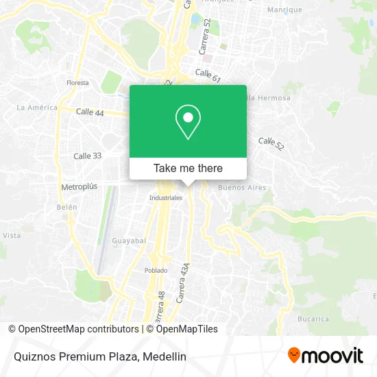 Quiznos Premium Plaza map