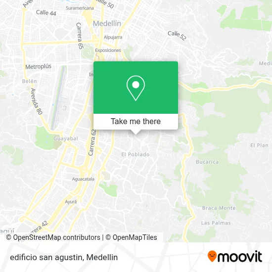 edificio san agustin map