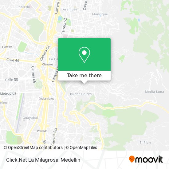 Mapa de Click.Net La Milagrosa