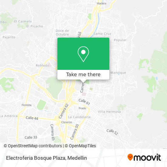 Electroferia Bosque Plaza map