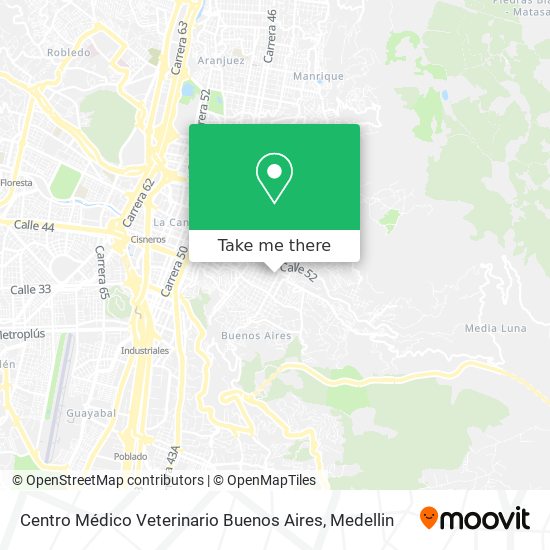 Centro Médico Veterinario Buenos Aires map