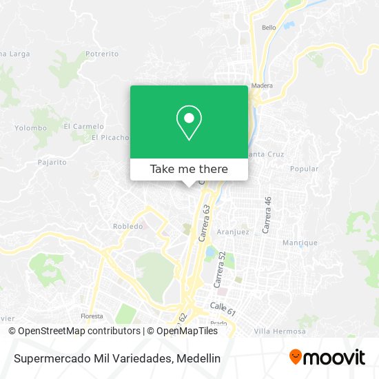 Supermercado Mil Variedades map