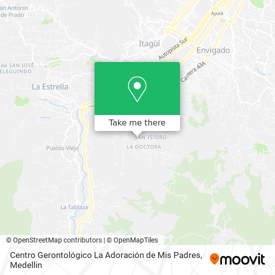 Mapa de Centro Gerontológico La Adoración de Mis Padres