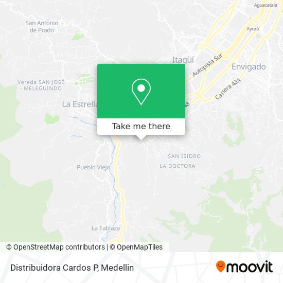 Mapa de Distribuidora Cardos P