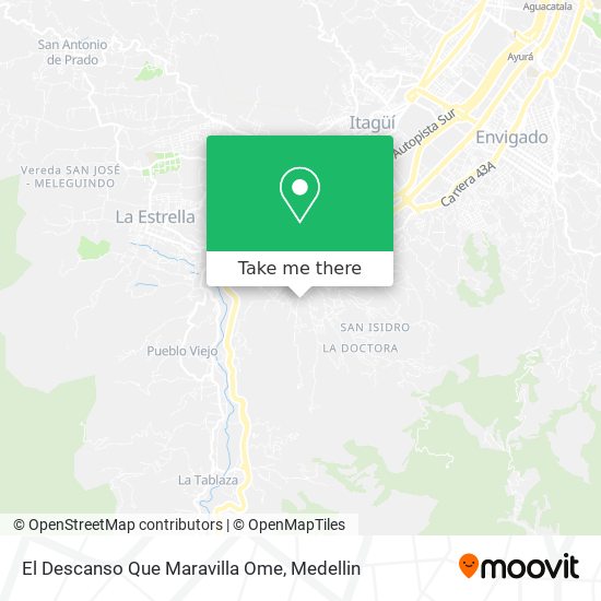 El Descanso Que Maravilla Ome map