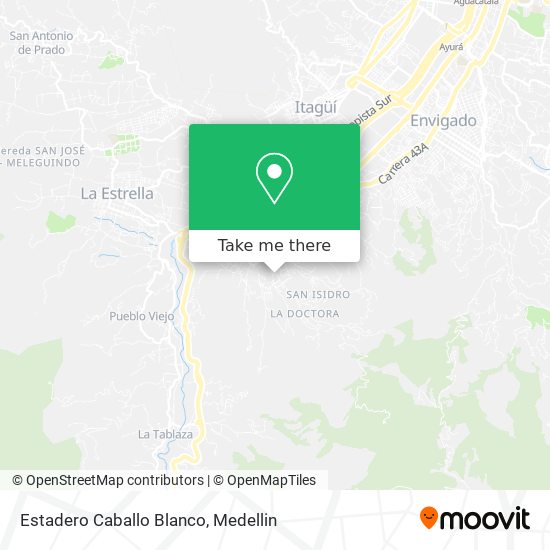 Estadero Caballo Blanco map