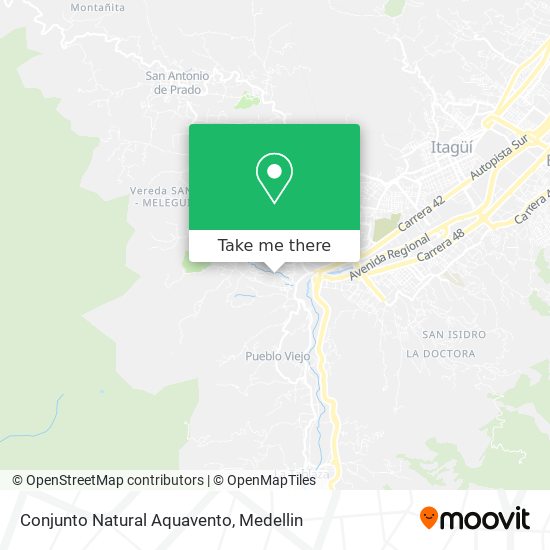 Conjunto Natural Aquavento map