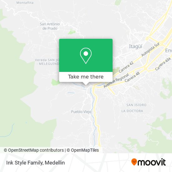Mapa de Ink Style Family