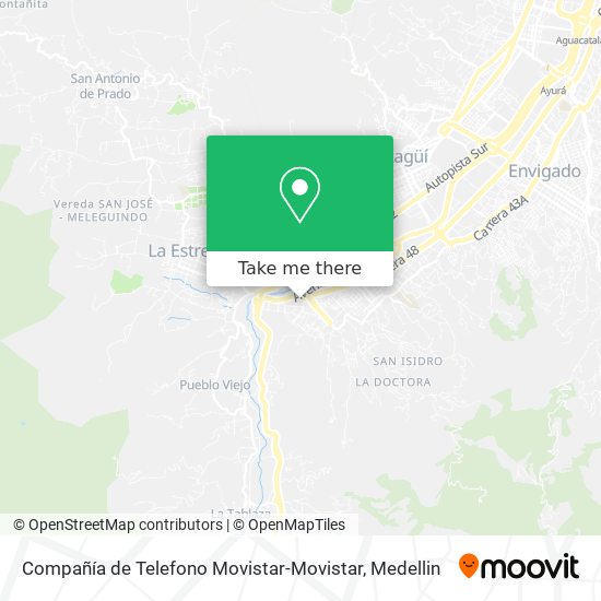 Compañía de Telefono Movistar-Movistar map