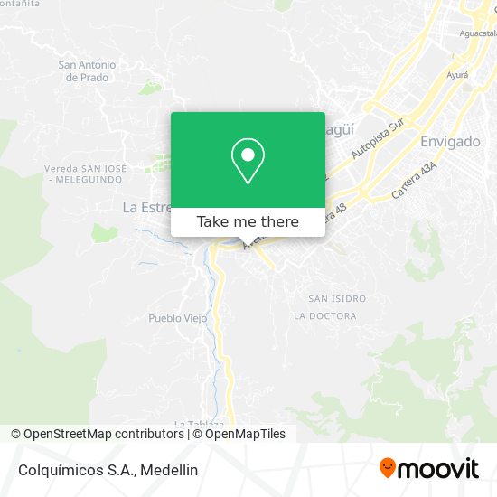 Mapa de Colquímicos S.A.