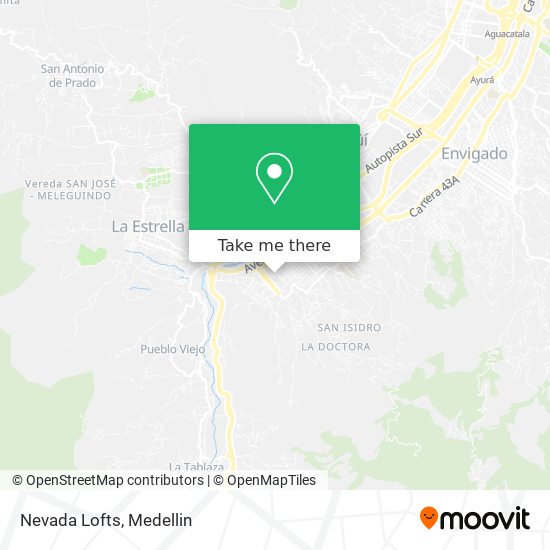 Nevada Lofts map