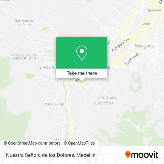Nuestra Señora de los Dolores map