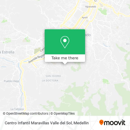 Mapa de Centro Infantil Maravillas Valle del Sol
