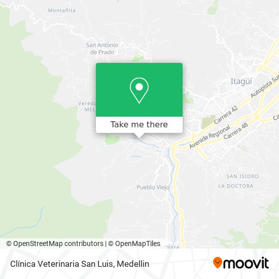 Mapa de Clínica Veterinaria San Luis