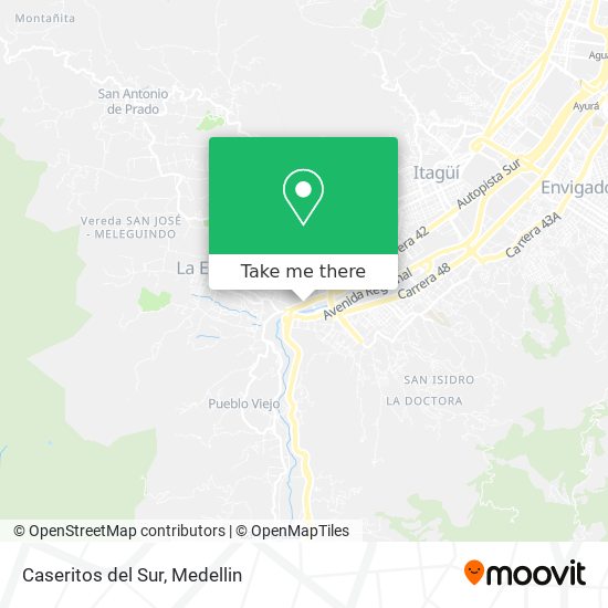 Mapa de Caseritos del Sur