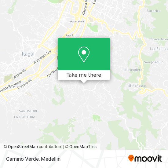 Mapa de Camino Verde