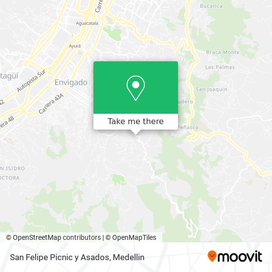 San Felipe Picnic y Asados map