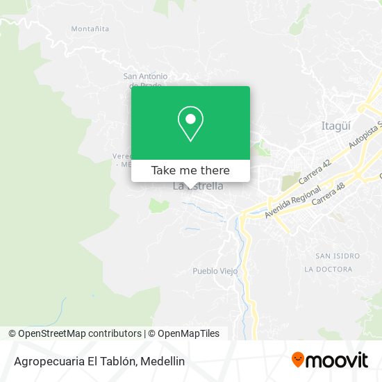 Agropecuaria El Tablón map