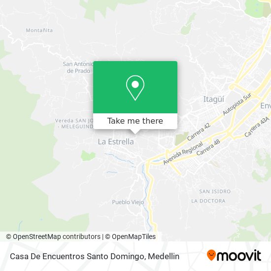 Mapa de Casa De Encuentros Santo Domingo