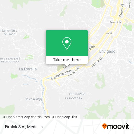 Mapa de Firplak S.A.