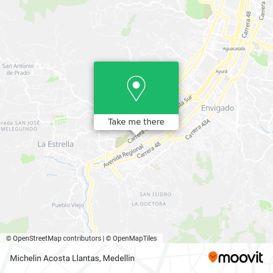 Mapa de Michelin Acosta Llantas