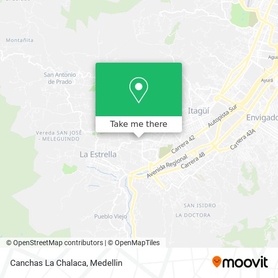 Canchas La Chalaca map