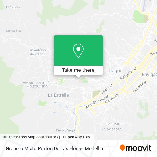 Mapa de Granero Mixto Porton De Las Flores