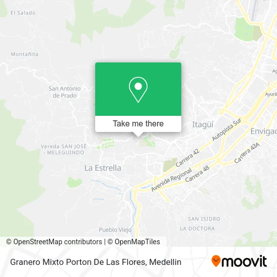 Granero Mixto Porton De Las Flores map