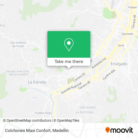 Colchones Maxi Confort map