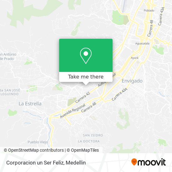 Corporacion un Ser Feliz map